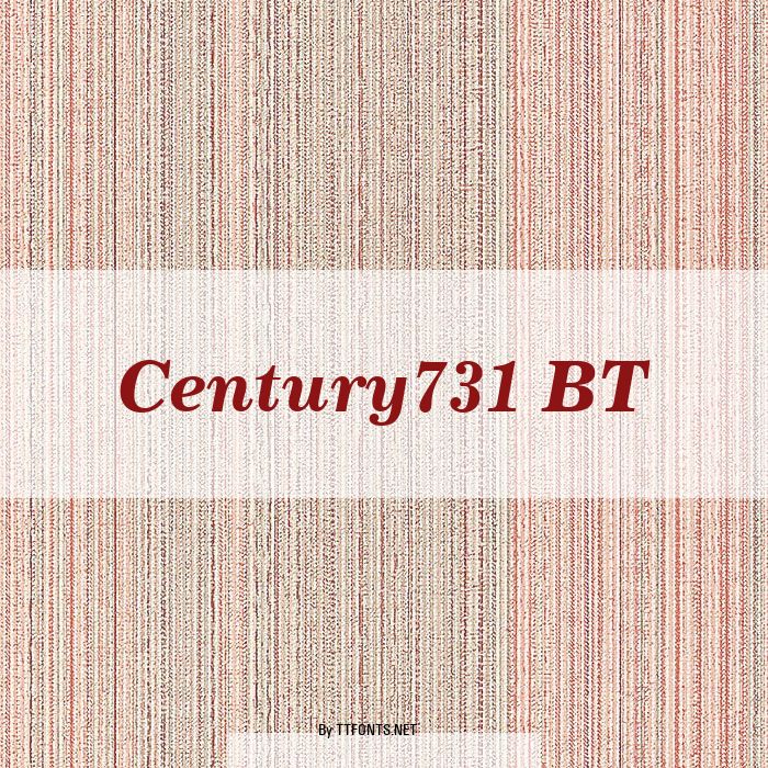 Century731 BT example